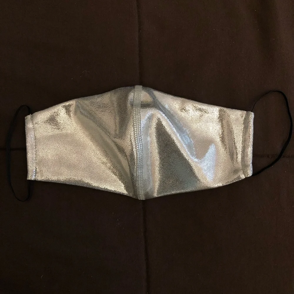 (3 for $15) Silver Reusable Mask